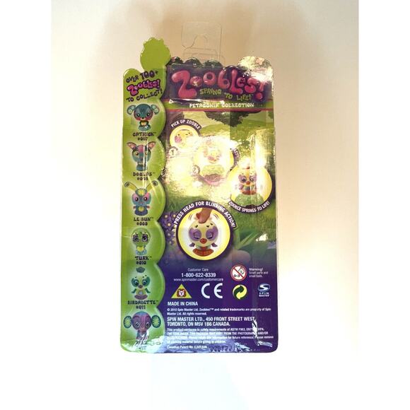 RARE Zoobles Petagonia Collection Birdadette #011 Special Edition NEW - Picture 2 of 2